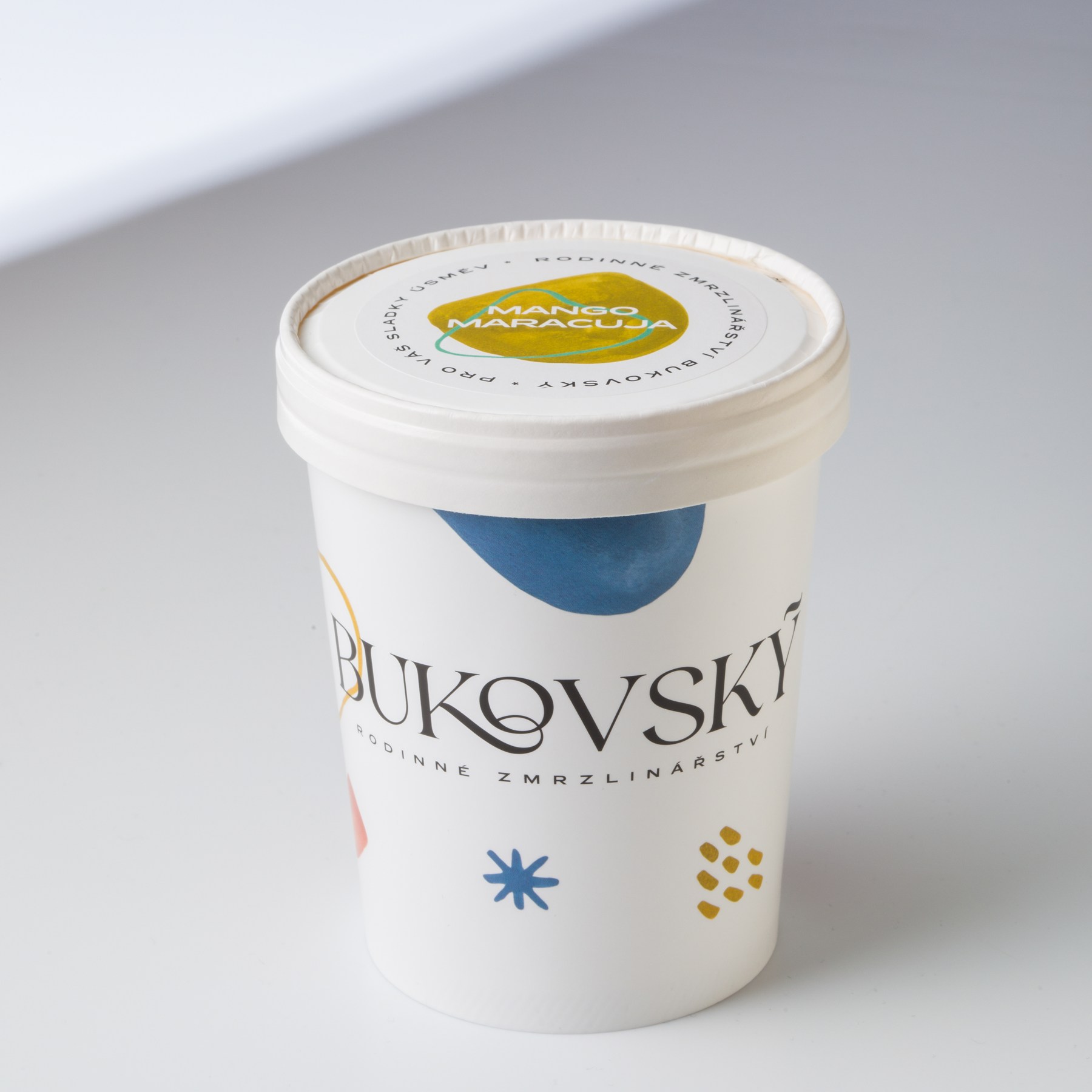 Kelímek řemeslné zmrzliny Bukovský